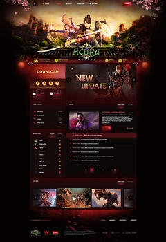 Acura Metin2 Game Website Template