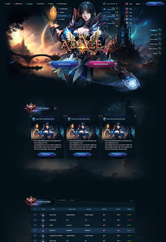 Adale Mu Season 20 Game Website Template