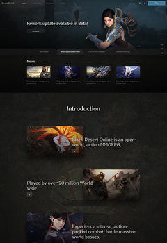 Black Desert V2 Game Template