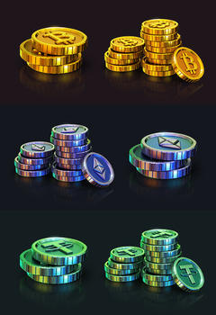 Crypto Coins Icon Pack