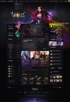 Metin2 NiouS Game Website Template