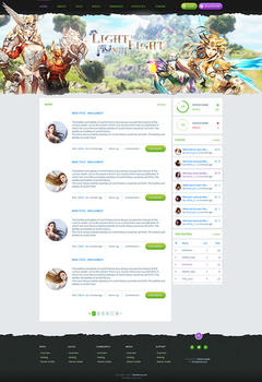 Mu Online Charmed World Game Website Template