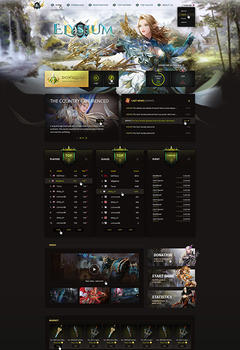 Elysium Mu Game Website Template