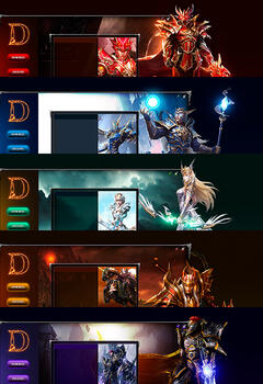 Multi Launcher Ui Skins for Mu Server
