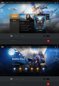 Mu Online Modern Game Website Template