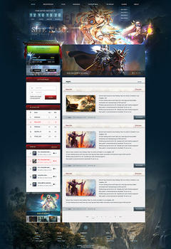 Mu Online New Season Game Website Template