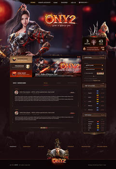 Ony2 Metin2 Game Website Template